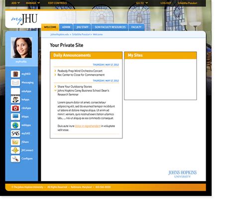 98 Students With at Least One Research or Internship. . Myjhu portal